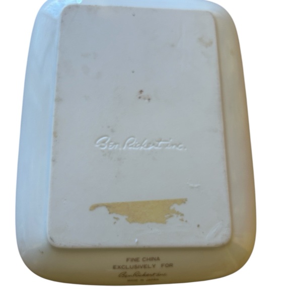 Floral Rectangular Plate - Picture 2 of 3